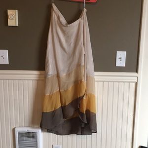 Last chance! Flowy chiffon wrap skirt